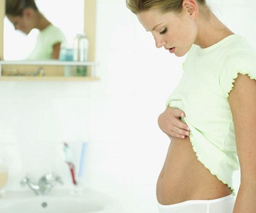 Вздутие живота на ранних сроках беременности