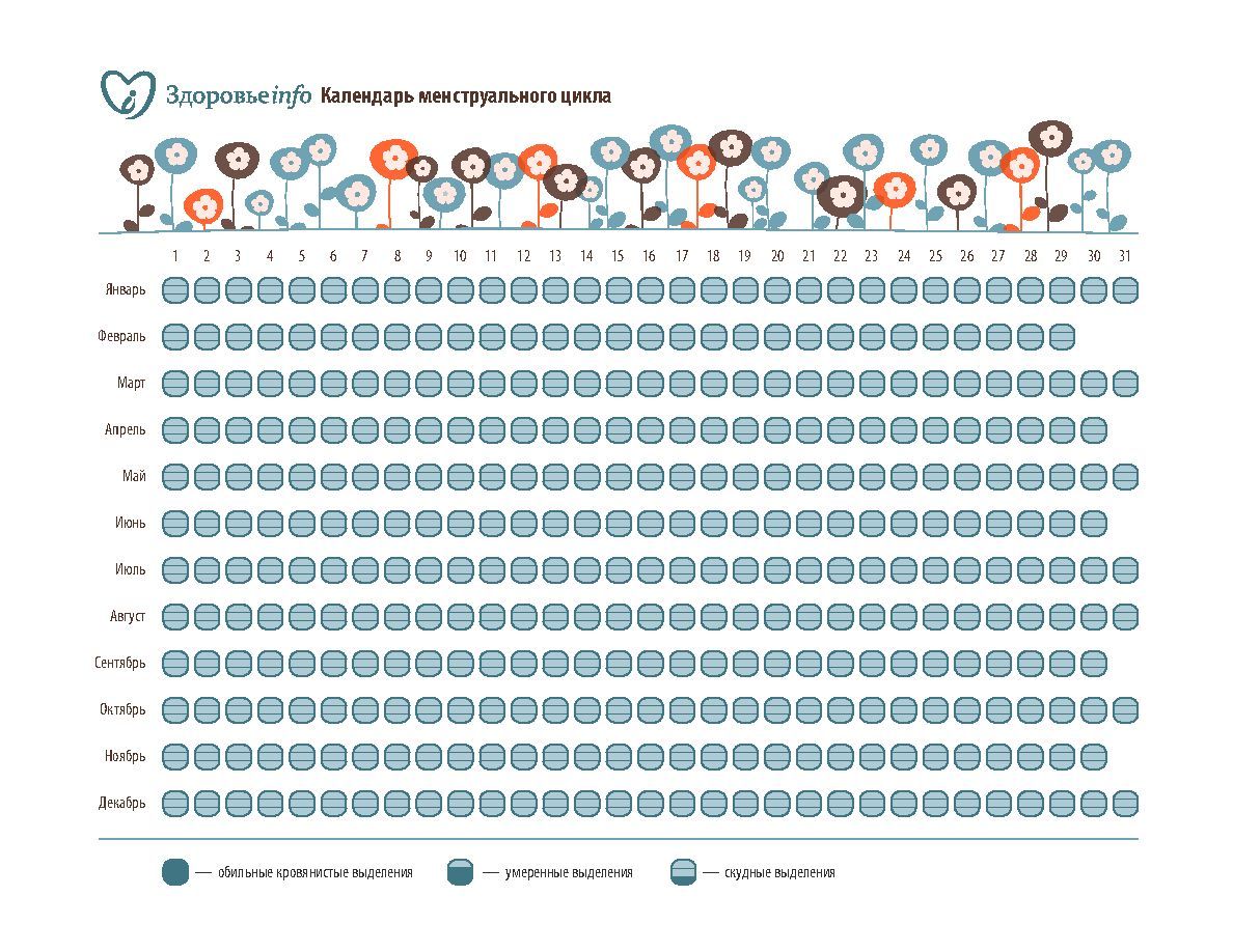 Менструальный календарь