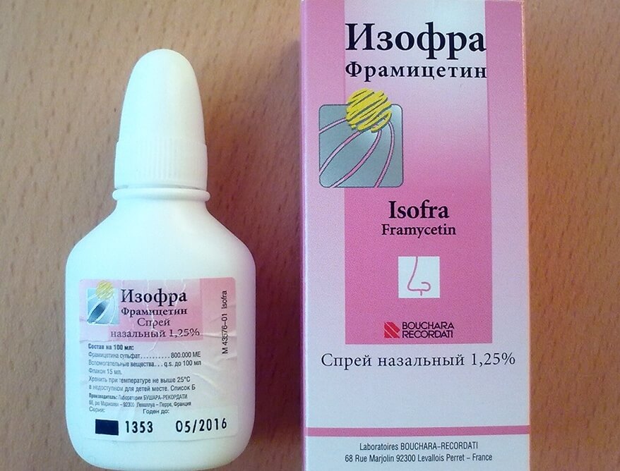 Изофра назальный спрей