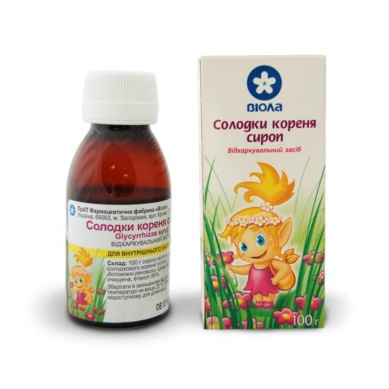 Солодки корня сироп